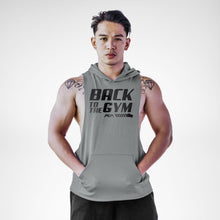 Load image into Gallery viewer, Back To The Gym New Openside Sleeveless Hoodie