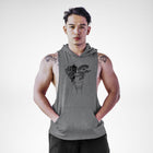 Beast Mode On Openside Sleeveless Hoodie