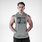 Hustle That Muscle Openside Sleeveless Hoodie