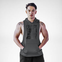 Load image into Gallery viewer, I'd Flex But I Love This Sleeveless Hoodie