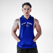 Load image into Gallery viewer, Stay Home Stay Fit Sleeveless Hoodie