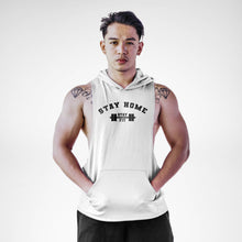 Load image into Gallery viewer, Stay Home Stay Fit Sleeveless Hoodie