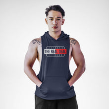 Load image into Gallery viewer, The Real Deal Aesthetic Fitness Sleeveless Hoodie