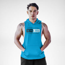 Load image into Gallery viewer, The Real Deal Aesthetic Fitness Sleeveless Hoodie