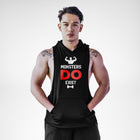 AH107 Monsters Do Exist Sleeveless Hoodie