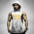 AH114 Installing Muscles Sleeveless Hoodie