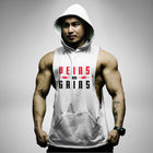 AH156 Veins And Gains Sleeveless Hoodie