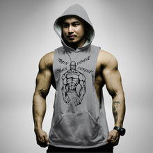 Load image into Gallery viewer, AH159 Train Insane Sleeveless Hoodie