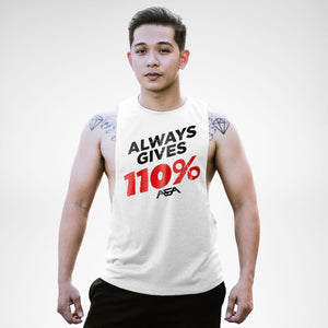 Always Gives 110% Openside Tank Top