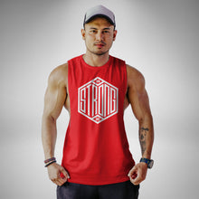 Load image into Gallery viewer, AM104 Be Strong Openside Tank Top