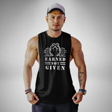 Load image into Gallery viewer, AM106 Earned Not Given Openside Tank Top