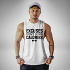 AM116 Excuses Don't Burn Calories Openside Tank Top