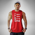 AM120 Single Taken At The Gym Openside Tank Top