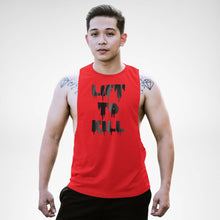 Load image into Gallery viewer, AM126 Lift To Kīłł Openside Tank Top