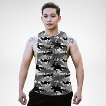 Load image into Gallery viewer, AM133 No Goal Was Ever Met Without A Little Sweat Openside Tank Top