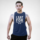 AM136 I Eat Dumbbells For Breakfast Openside Tank Top