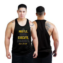 Load image into Gallery viewer, Hustle Grind Execute Bodybuilder Stringer Tank Top