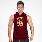SMH117 Gym Is My New Girlfriend Sweat Muscle Hoodie