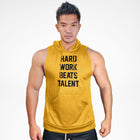 SMH121 Hard Work Beats Talent Sweat Muscle Hoodie