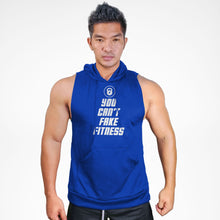 Load image into Gallery viewer, SMH132 You Can't Fake Fitness Sweat Muscle Hoodie