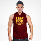 SMH136 I Eat Dumbbells For Breakfast Sweat Muscle Hoodie