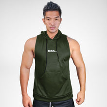 Load image into Gallery viewer, Shhh Sweat Muscle Hoodie