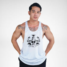 Load image into Gallery viewer, STR105 I Am 100% Spartan Bodybuilder Stringer Tank Top