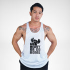STR108 Go Heavy Or Go Home Bodybuilder Stringer Tank Top