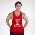 STR110 Training To Beat Gōku Bodybuilder Stringer Tank Top