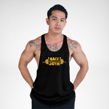 Load image into Gallery viewer, STR113 Back To The Gym Bodybuilder Stringer Tank Top