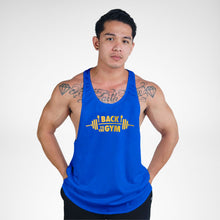 Load image into Gallery viewer, STR113 Back To The Gym Bodybuilder Stringer Tank Top