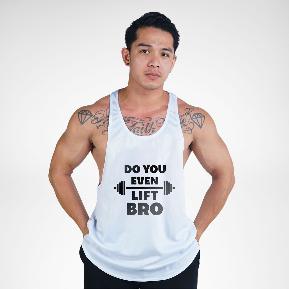 Muscular Shark Do You Even Lift Bro Workout Gym Rat Mens Tank Top
