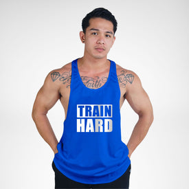STR125 Train Hard Bodybuilder Stringer Tank Top