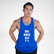 Load image into Gallery viewer, STR130 One More Rep Bodybuilder Stringer Tank Top
