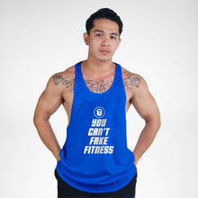 Load image into Gallery viewer, STR132 You Can't Fake Fitness Bodybuilder Stringer Tank Top