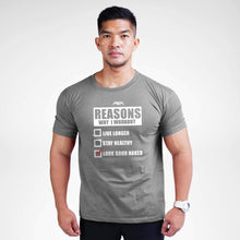 Load image into Gallery viewer, Reason Why I Workout  T-Shirt