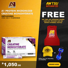 Load image into Gallery viewer, A1 PROTEIN MICRONIZED CREATINE MONOHYDRATE