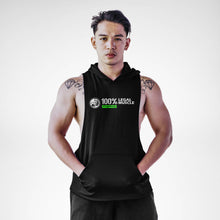Load image into Gallery viewer, Team Natty 100% Legal Muscle Sleeveless Hoodie