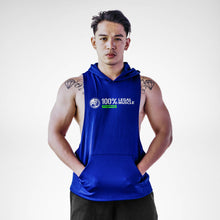 Load image into Gallery viewer, Team Natty 100% Legal Muscle Sleeveless Hoodie