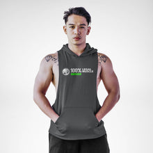 Load image into Gallery viewer, Team Natty 100% Legal Muscle Sleeveless Hoodie