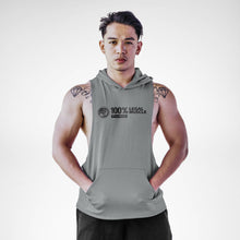 Load image into Gallery viewer, Team Natty 100% Legal Muscle Sleeveless Hoodie