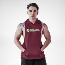 Load image into Gallery viewer, Team Natty 100% Legal Muscle Sleeveless Hoodie