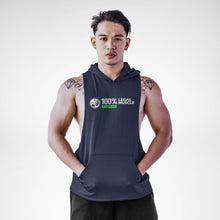 Load image into Gallery viewer, Team Natty 100% Legal Muscle Sleeveless Hoodie