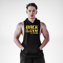 Load image into Gallery viewer, Back To The Gym New Openside Sleeveless Hoodie