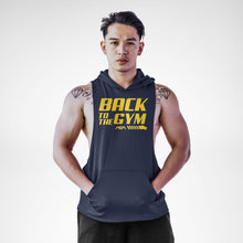 Load image into Gallery viewer, Back To The Gym New Openside Sleeveless Hoodie