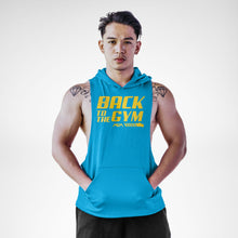 Load image into Gallery viewer, Back To The Gym New Openside Sleeveless Hoodie