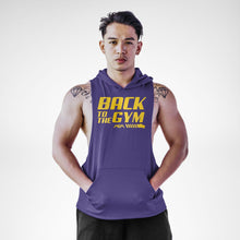 Load image into Gallery viewer, Back To The Gym New Openside Sleeveless Hoodie