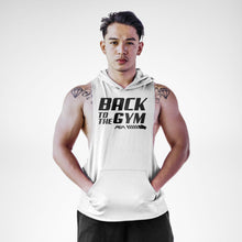 Load image into Gallery viewer, Back To The Gym New Openside Sleeveless Hoodie