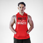 Hustle That Muscle Openside Sleeveless Hoodie