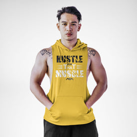Hustle That Muscle Openside Sleeveless Hoodie